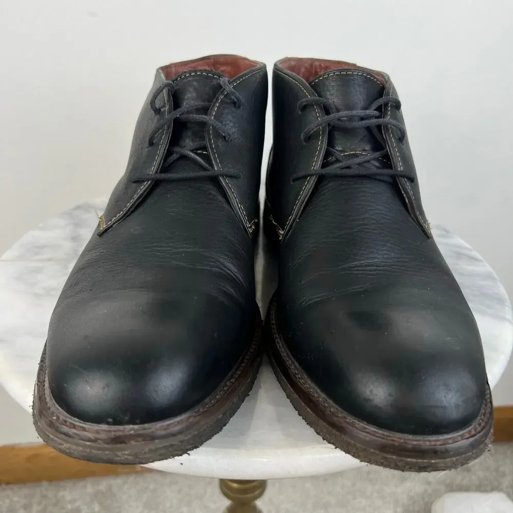 Johnston & Murphy Men's Copeland Black Leather Chukka Boot 25-2021 (Sz 12)